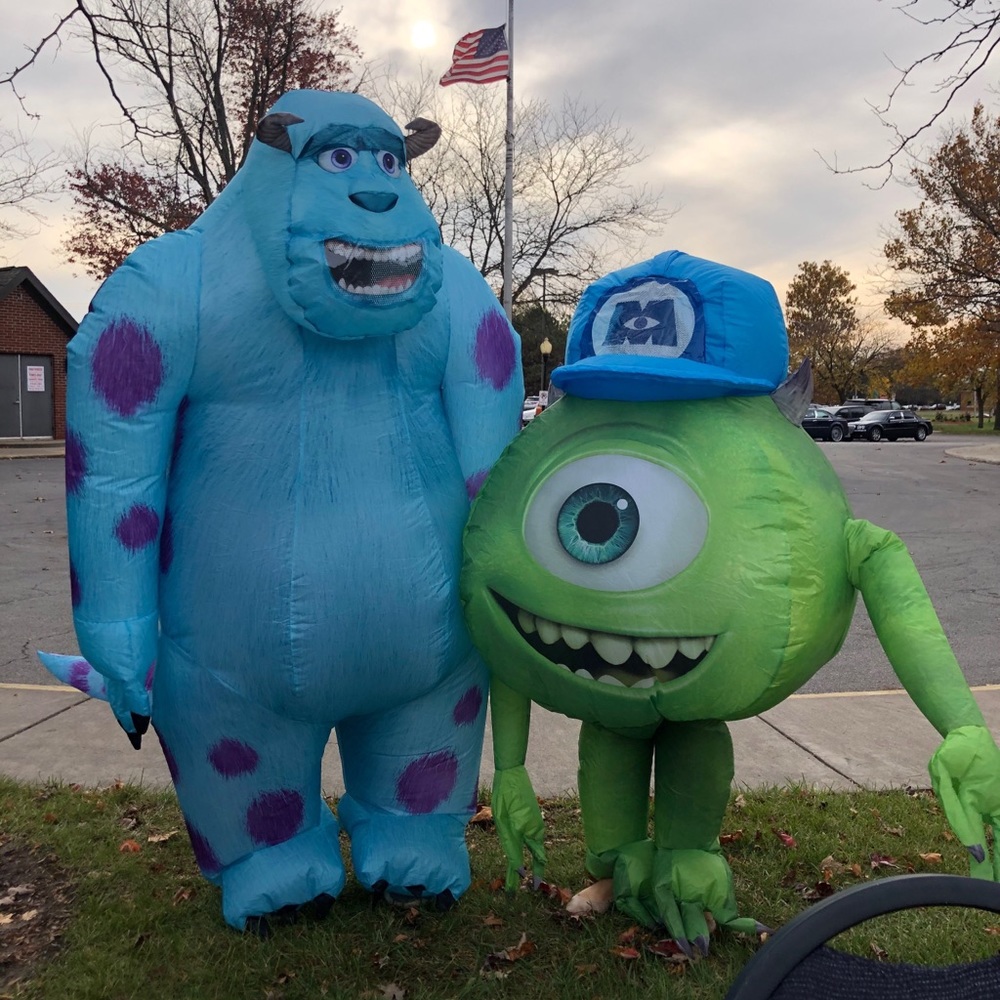 Sully monsters inc inflatable costume